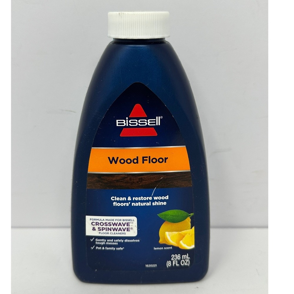 Bissell Wood Floor Cleaning Formula CrossWave SpinWave Lemon Scent 8oz B9